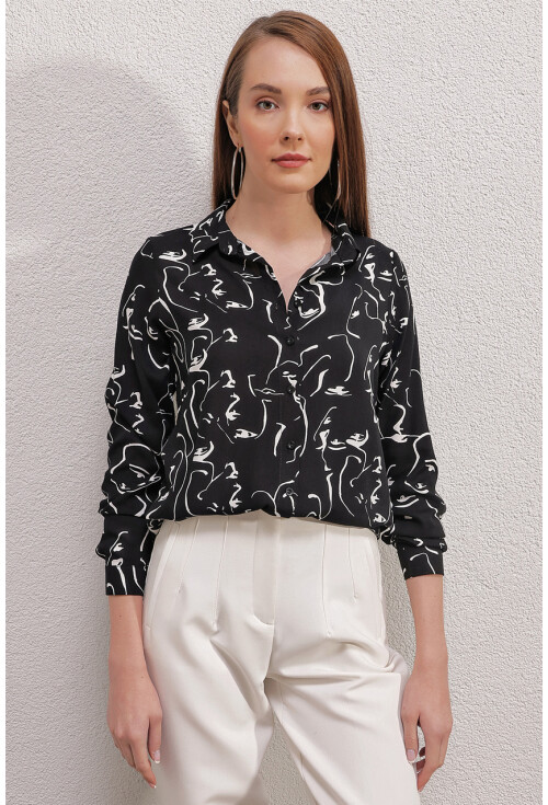 3721 Graphic Patterned Shirt