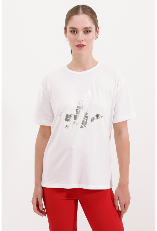 4317 Crew Neck Printed T-Shirt