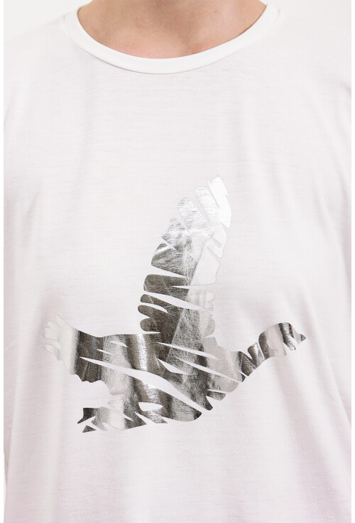 4317 Crew Neck Printed T-Shirt