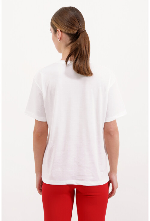 4317 Crew Neck Printed T-Shirt