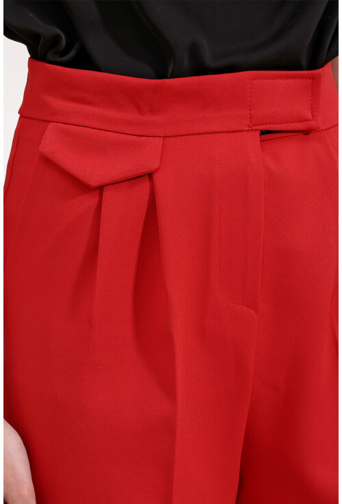 6645 High-Waist Velcro Palazzo Pants