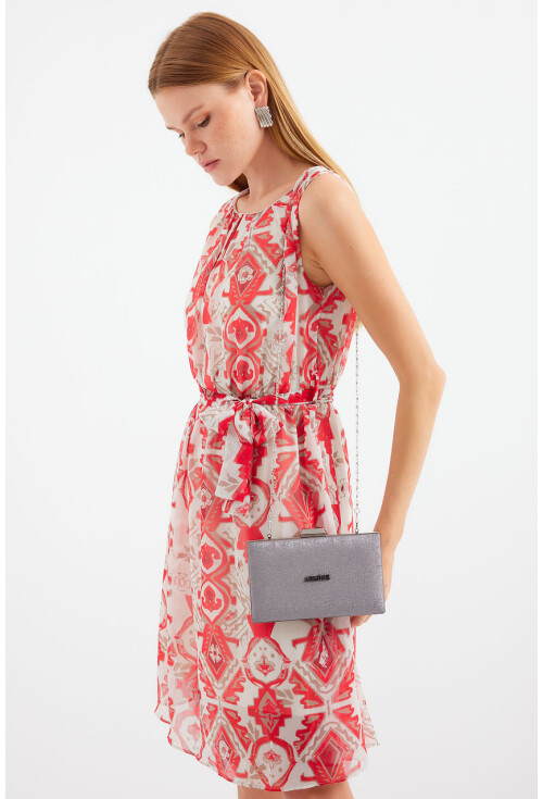 Armine Kadın Parlak Abiye Clutch Çanta 010155