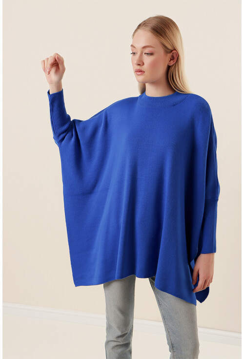 15783 Yırtmaçlı Panço Kazak