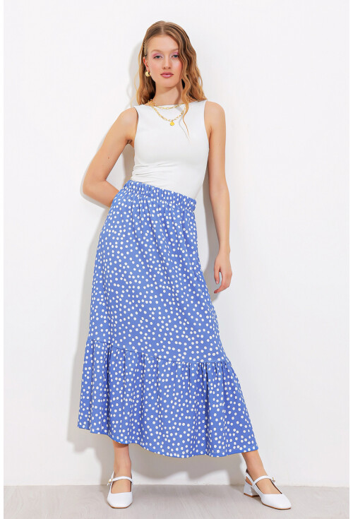 1886 Long Knit Skirt