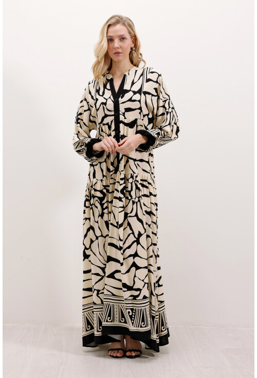 2423 Authentic Patterned Dress