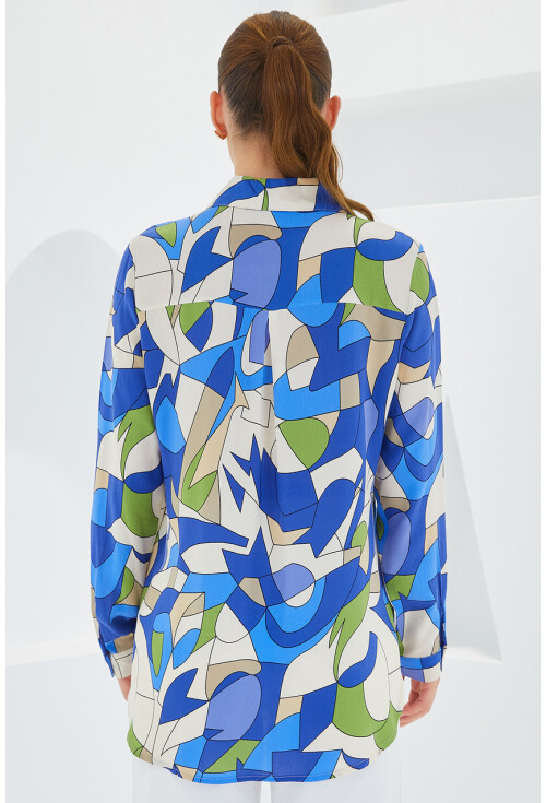 3721 Graphic Patterned Shirt