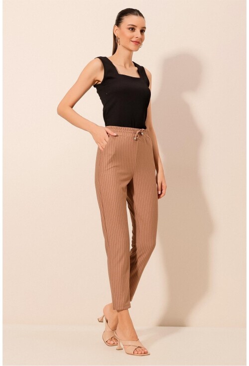 6560 Elastic Waist Drawstring Pants