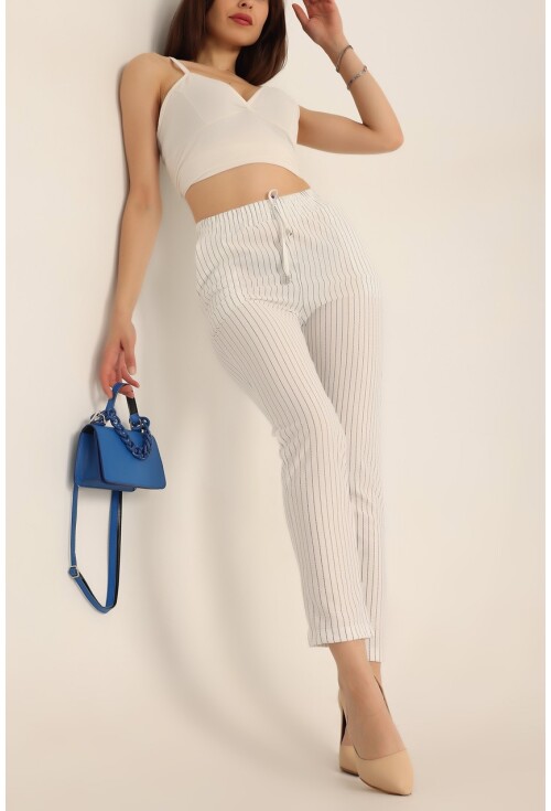 6560 Elastic Waist Drawstring Pants