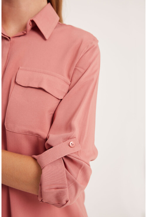 Womens Pocket Detailed Shirt 20234