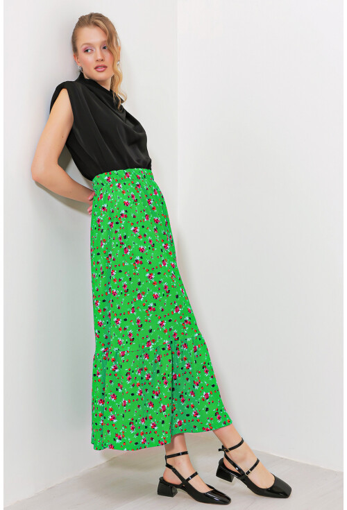 1886 Long Knit Skirt