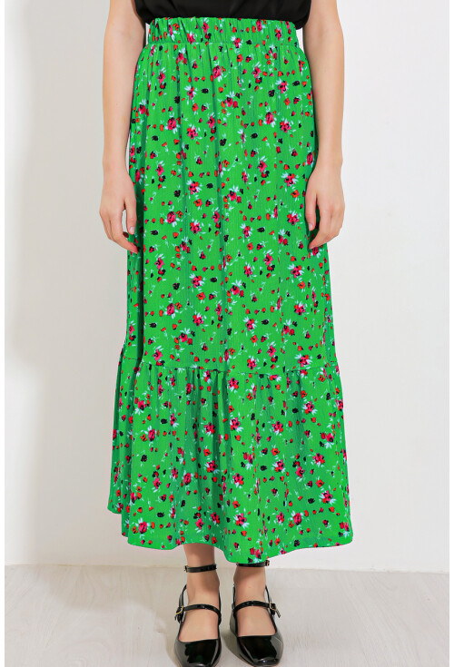 1886 Long Knit Skirt