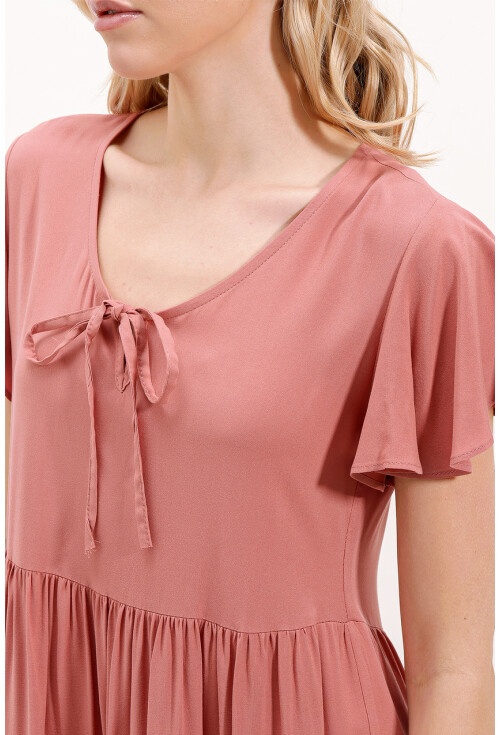 2352 V-Neck Short Dress