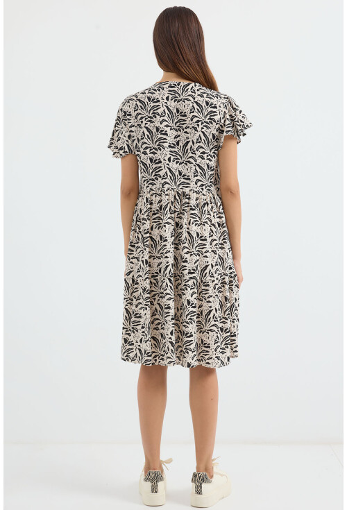 2352 V-Neck Short Dress