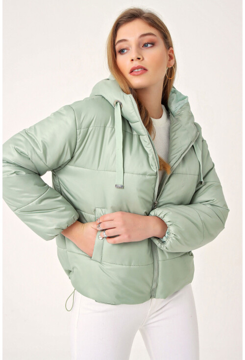 5117 Hooded Puffer Coat