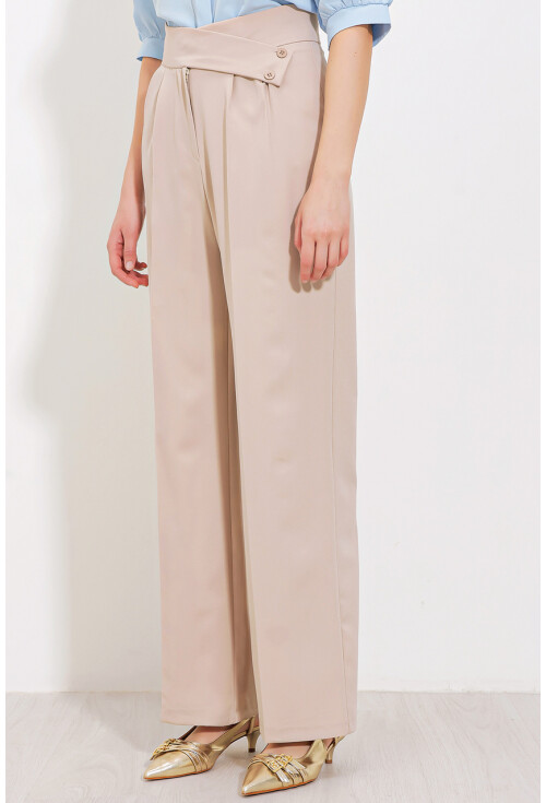 6646 High-Waist Palazzo Pants