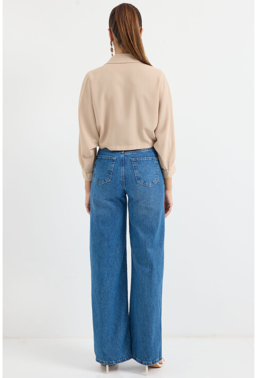 905 Oversized Drape Blouse