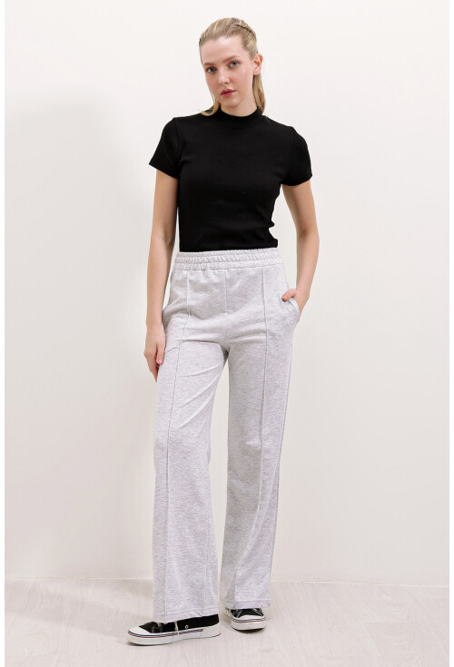 6641 Wide Leg Sports Sweatpants