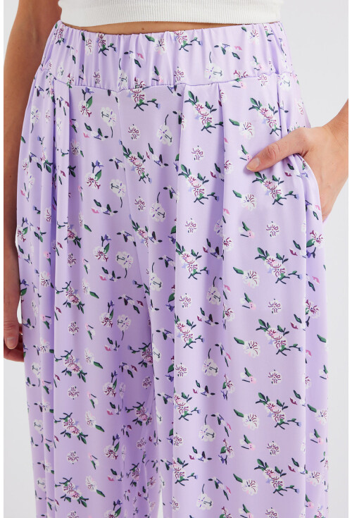 6665 Desenli Şalvar Pantolon