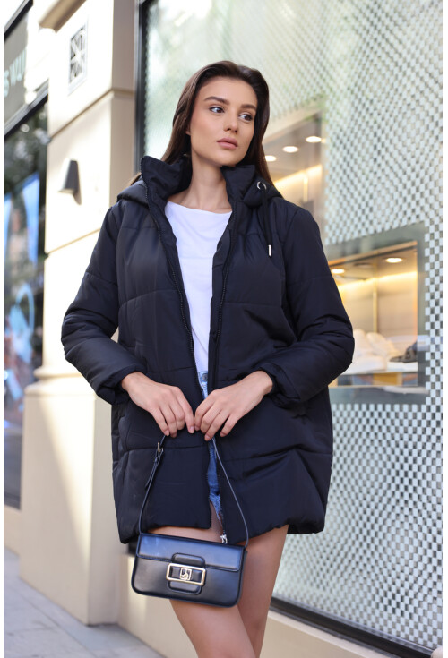 Hooded Oversized Puffer Coat