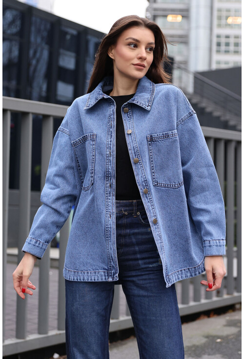 0613 Denim Jacket With Pockets