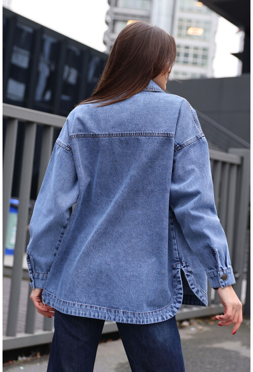 0613 Denim Jacket With Pockets