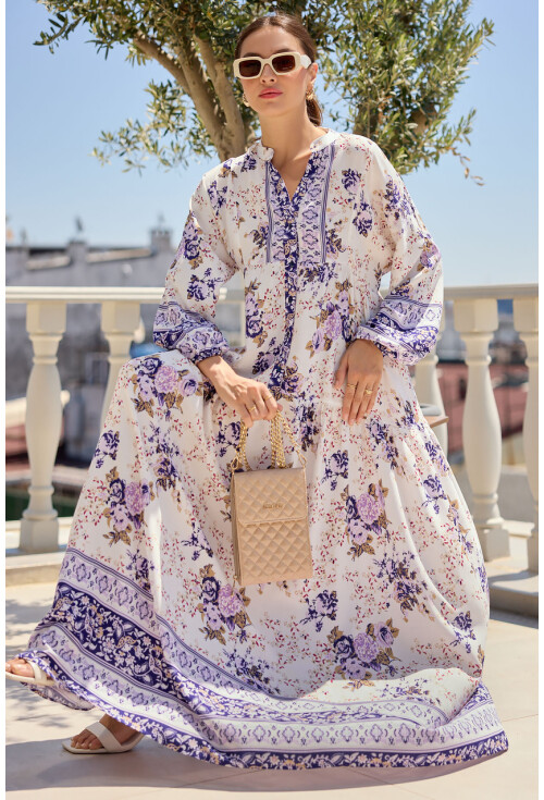 2423 Authentic Patterned Dress