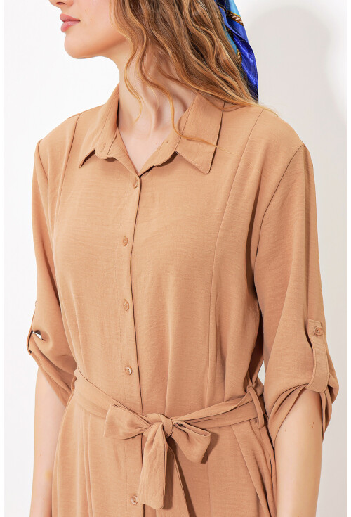 2442 Shirt Dress With Belt