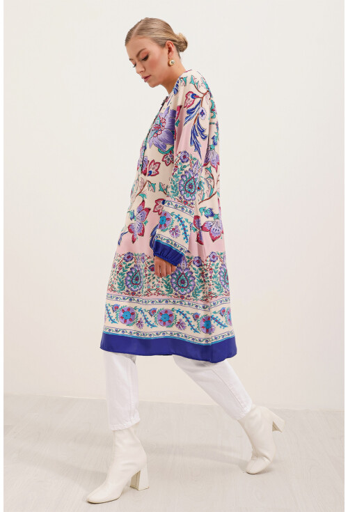 5903 Patterned Viscose Dress