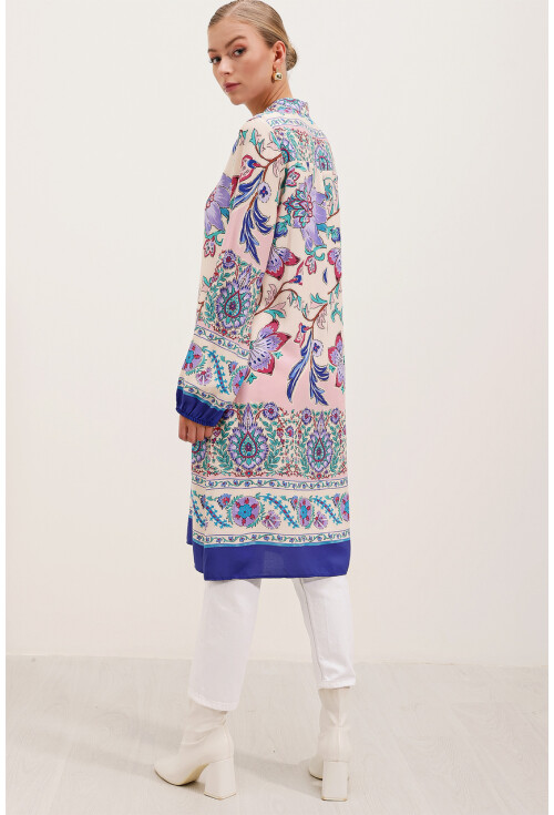 5903 Patterned Viscose Dress