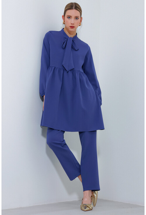 6654 Örme Pantolon Tunik Alt Üst Takım