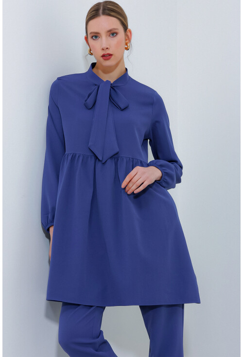 6654 Örme Pantolon Tunik Alt Üst Takım