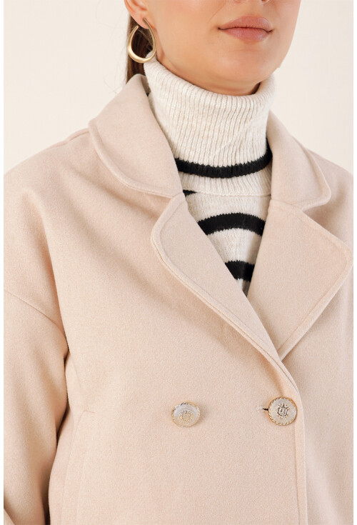 9117 Double-Breasted Crop Jacket