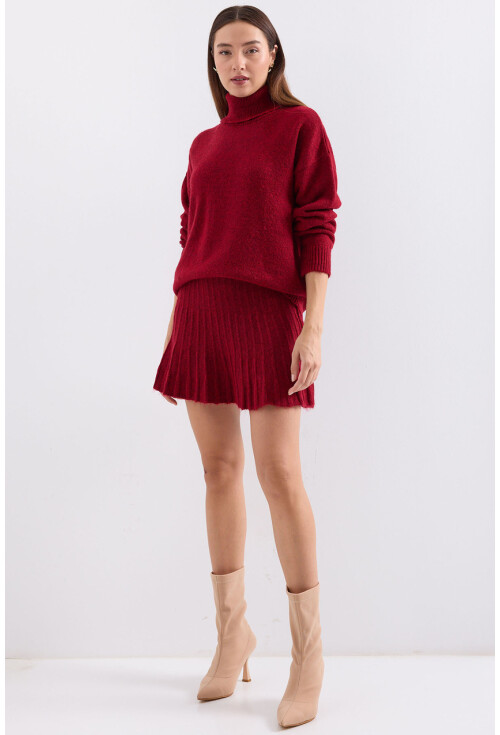 15891 Kazak Etek Triko İkili Takım