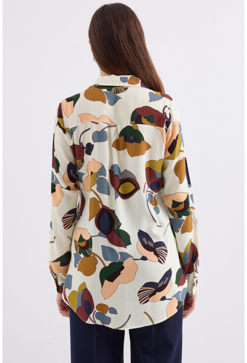 3721 Grafik Desenli Gömlek