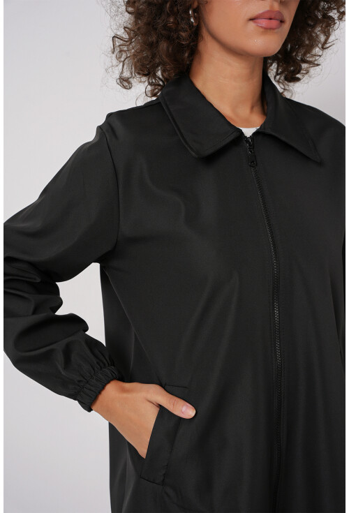 5909 Çift Renkli Mevsimlik Trençkot