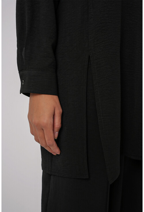 6679 Uzun Tunik Pantolon İkili Takım