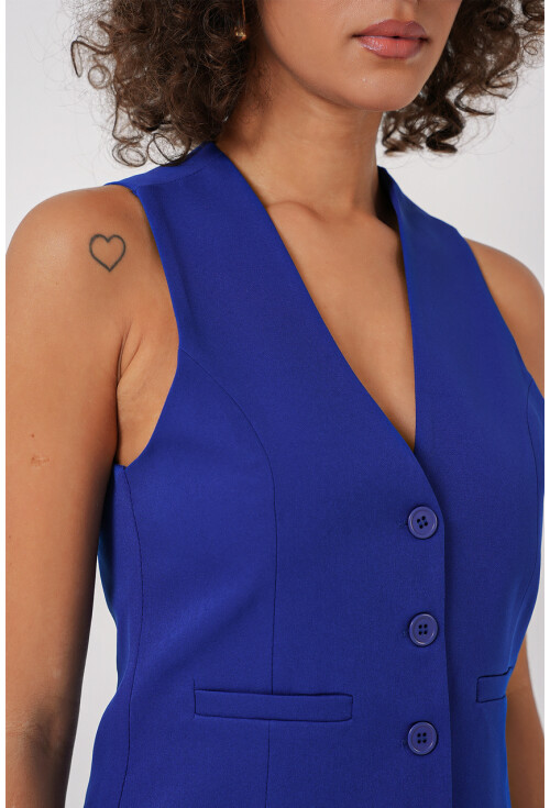 6796 Kısa Dokuma Yelek