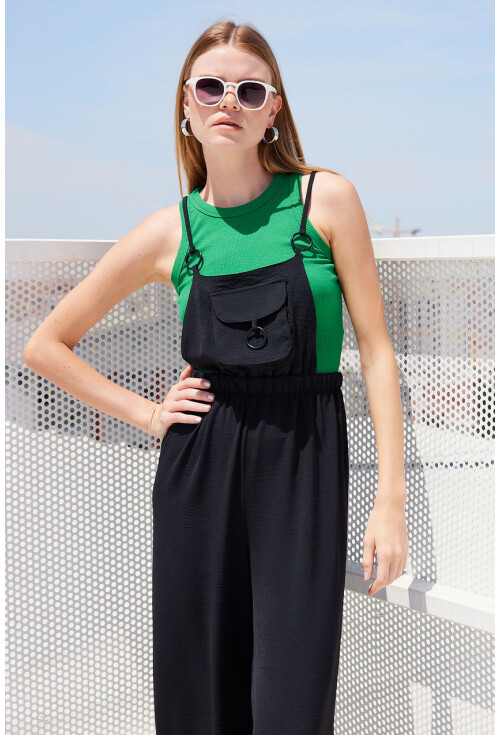 7023 Strappy Dungarees