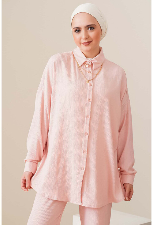 T5858 Örme Tesettür İkili Takım