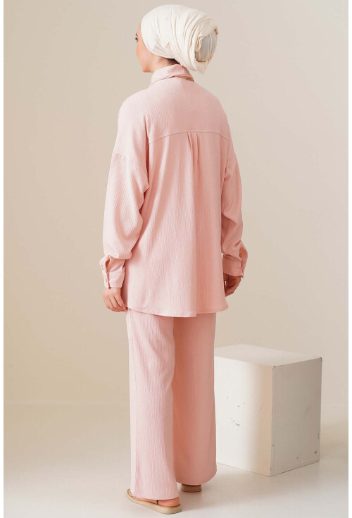 T5858 Örme Tesettür İkili Takım