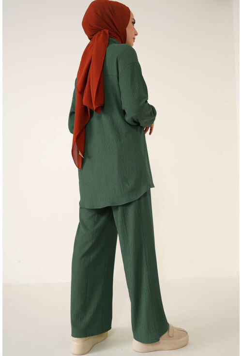 T5858 Örme Tesettür İkili Takım