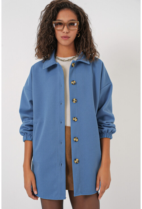 0674 Cepli Oversize Gömlek