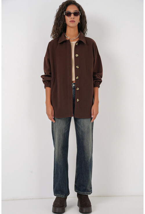 0674 Cepli Oversize Gömlek