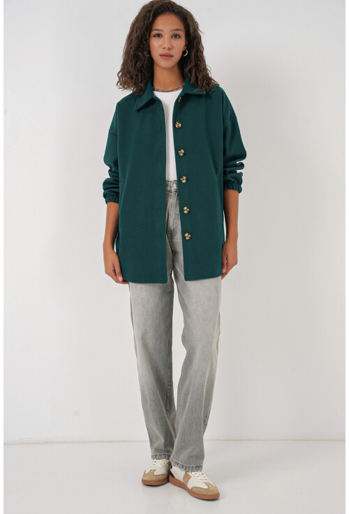 0674 Cepli Oversize Gömlek