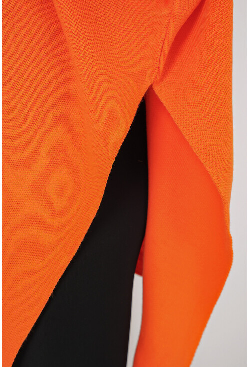 15783 Split Poncho Sweater