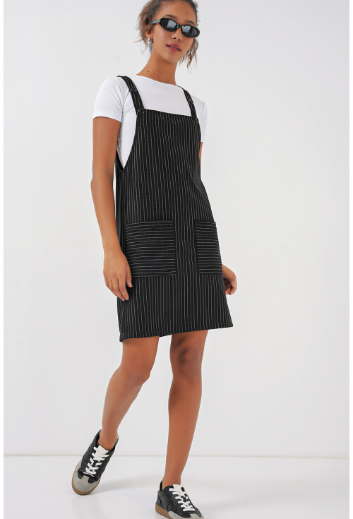 2440 Mini Salopet Elbise
