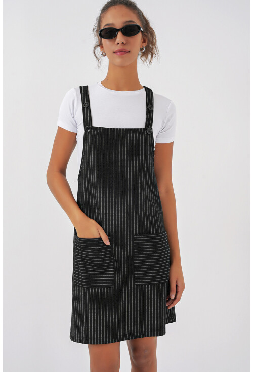 2440 Mini Salopet Elbise