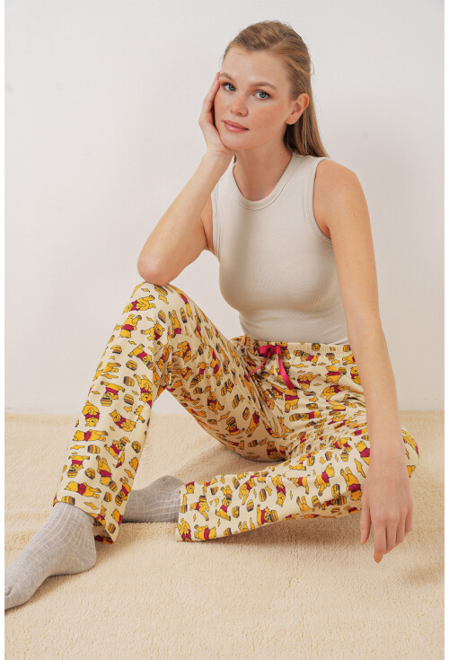 4323 Desenli Pijama Altı