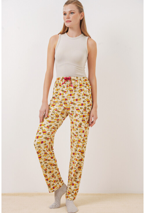 4323 Desenli Pijama Altı