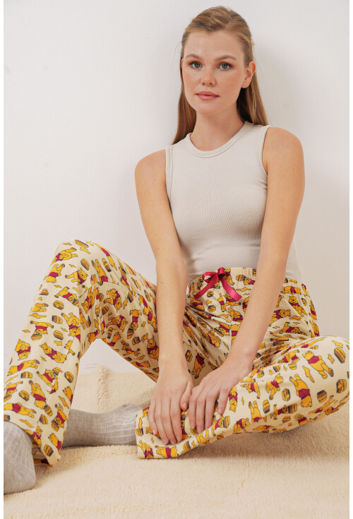 4323 Desenli Pijama Altı